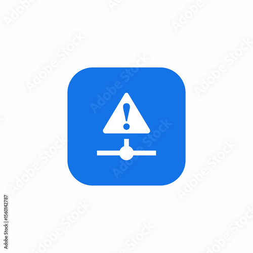 system warn icon sign vector