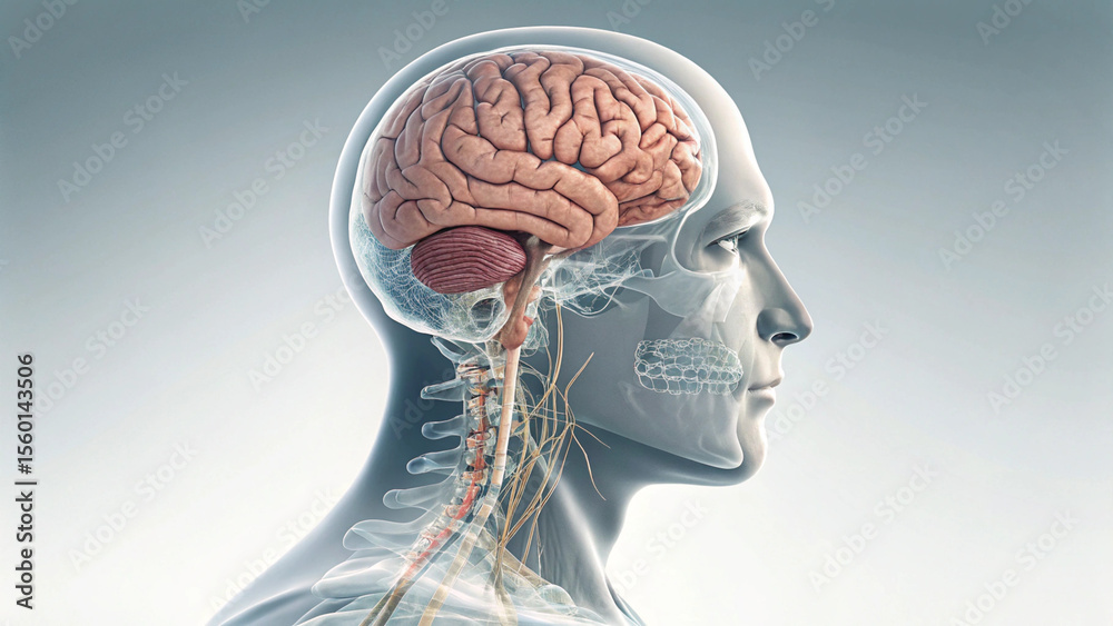 Obraz premium human brain png