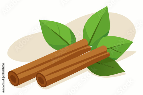 Ideal for food packaging, culinary blogs, natural health products, herbal medicine advertisements, and spice-related branding