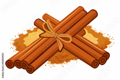 Ideal for food packaging, culinary blogs, natural health products, herbal medicine advertisements, and spice-related branding