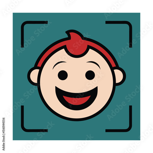 Cheerful face