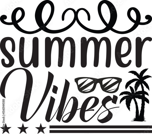 summer vibes, summer svg design
