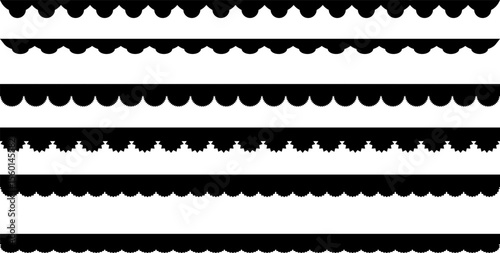 Фототапет Scalloped seamless set