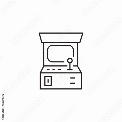 arcade game icon sign vector