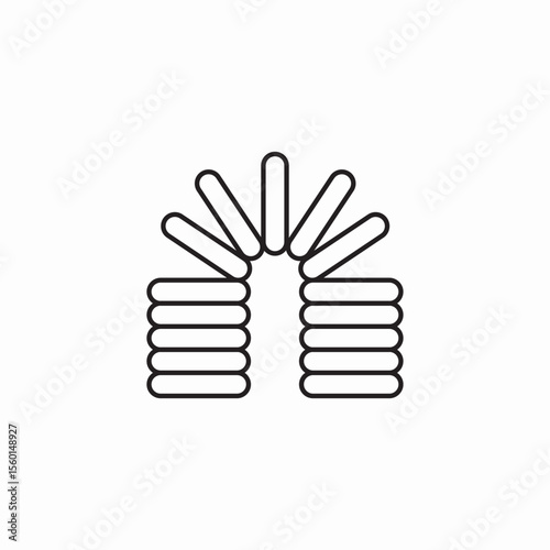 flexibe wire icon sign vector