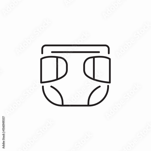 medical undergarment icon sign vector