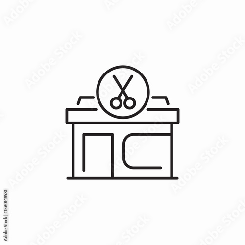 pet grooming services icon sign vector