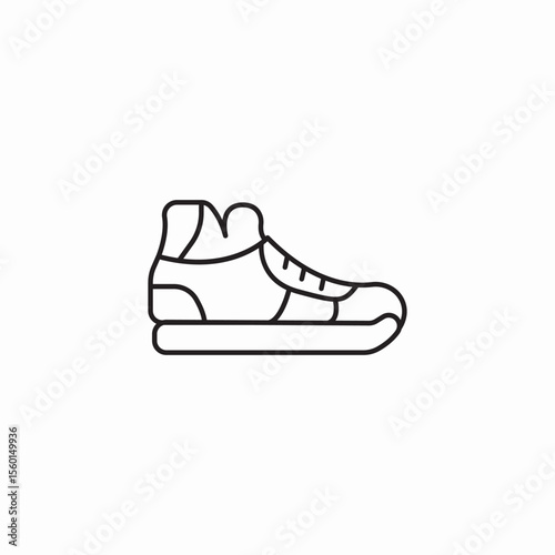 sneaker shoes icon sign vector