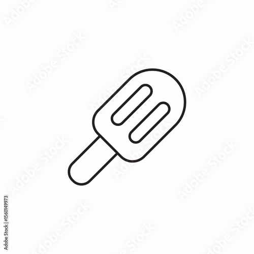 stick ice cream icon sign vector