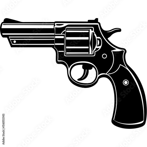 gun isolated on white