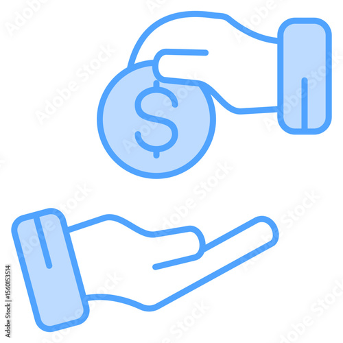 Broker Blue Icon Element For Design