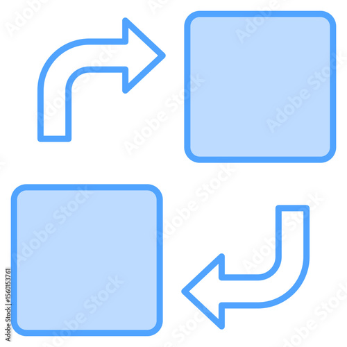 Mode Blue Icon Element For Design