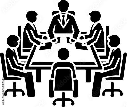 Business Meeting Presentation Icon