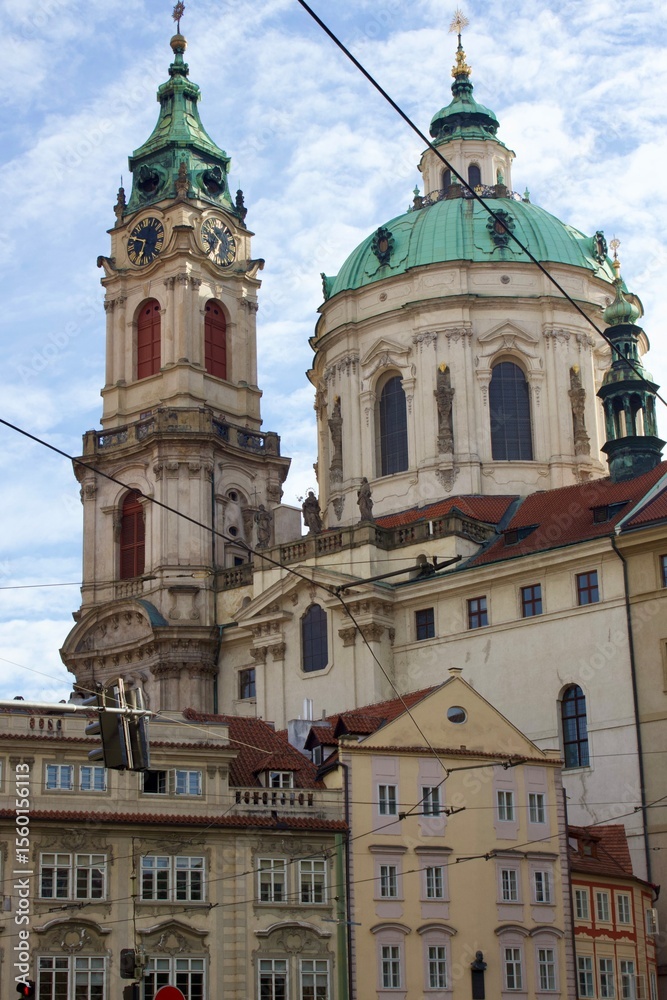 Obraz premium church of st nicholas in prague