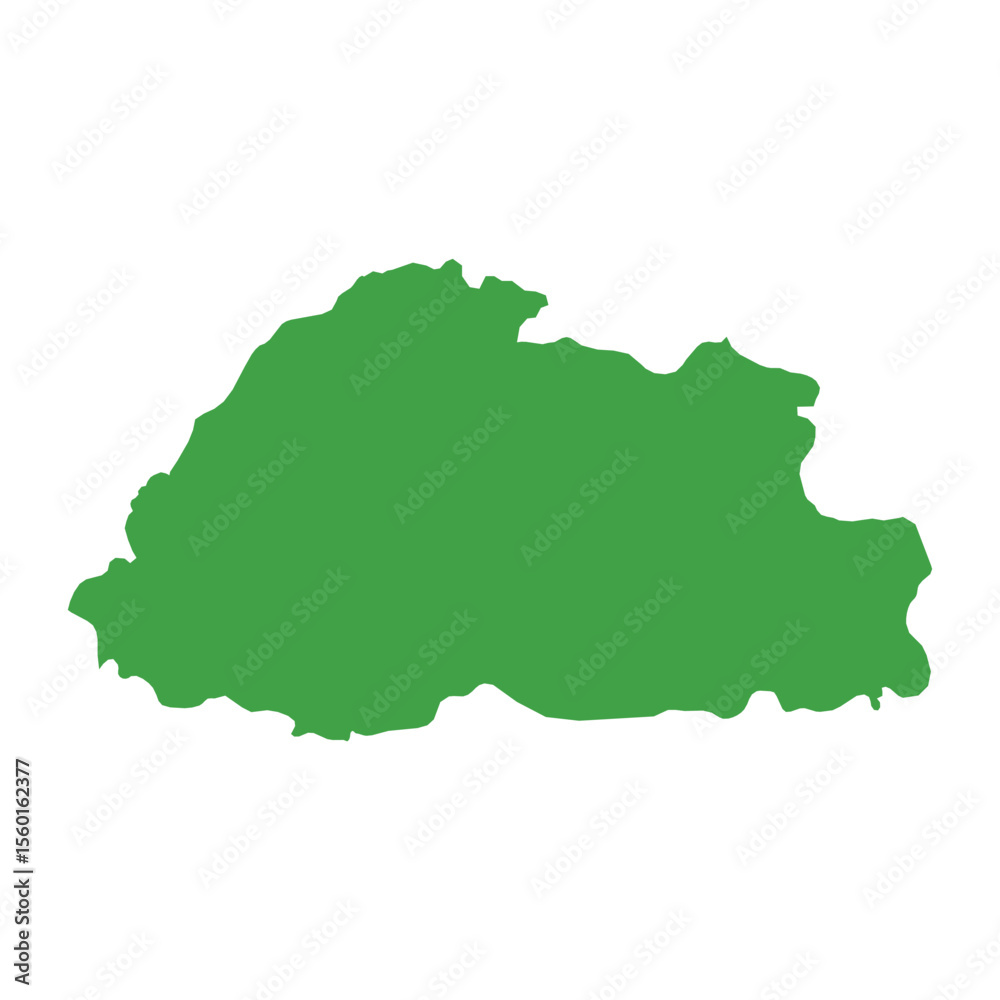 Fototapeta premium Bhutan Map