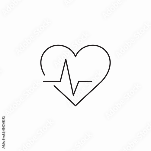 cardiology clini icon sign vector