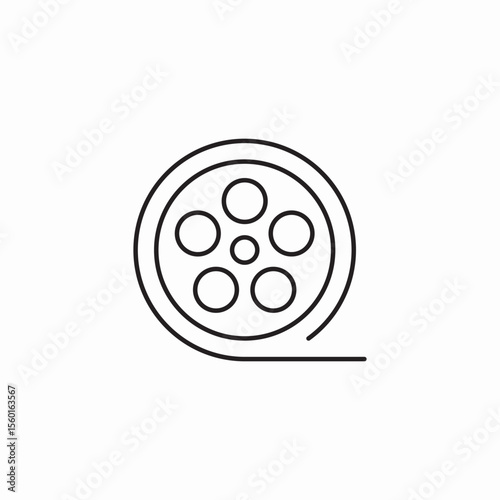 cinema film icon sign vector