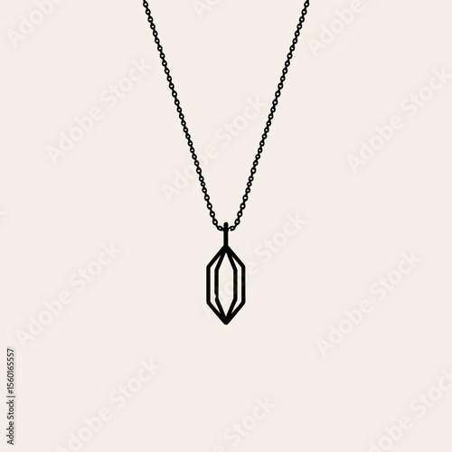 Modern and clean outline design.

