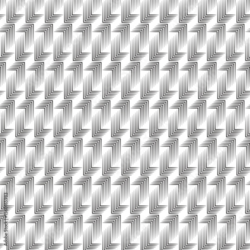 Geometric Abstract with Repeating Layered Lines