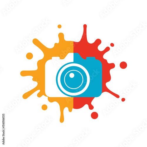Camera paint splash