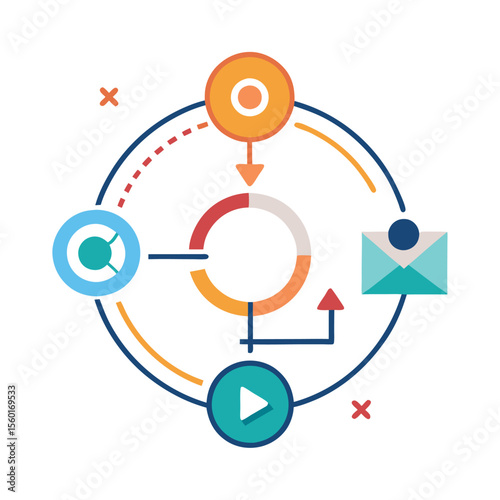 Minimalist Agile Workflow Diagram