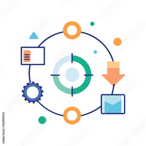 Minimalist Agile Workflow Diagram