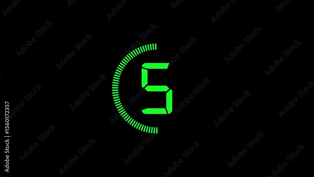 10 to 0 second modern digital countdown timer animation on black background. Countdown timer 10 seconds animation from 10 to 0 seconds, 10 to 0 second modern digital countdown timer animation on black background. Countdown timer 10 seconds animation from 10 to 0 seconds,