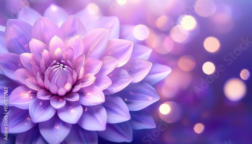 purple soft art flower mandala cute background