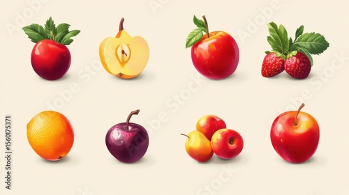 Vibrant Fresh Fruit Collection