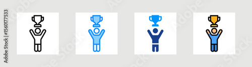 Achievement Icon Collection Set Multiple Style