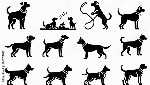 犬シルエットバリエーション集｜Dog Silhouette Variation Collection