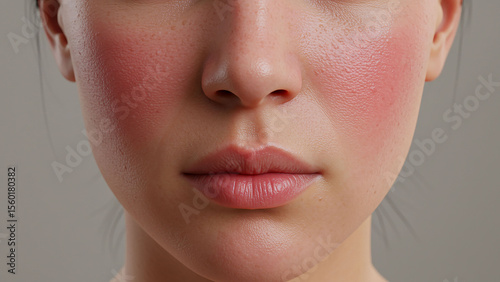 홍조 얼굴, blushing face,
민감성 피부, sensitive skin,
피부 트러블, skin trouble,
붉은 볼, rosy cheeks,
피부 치료, skin treatment,
피부과 방문, dermatology visit,
자극받은 피부, irritated skin,
진정 크림, soothing cream,
피부 케어, skin car