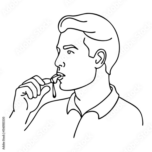 man blowing whistle, for sport infographic