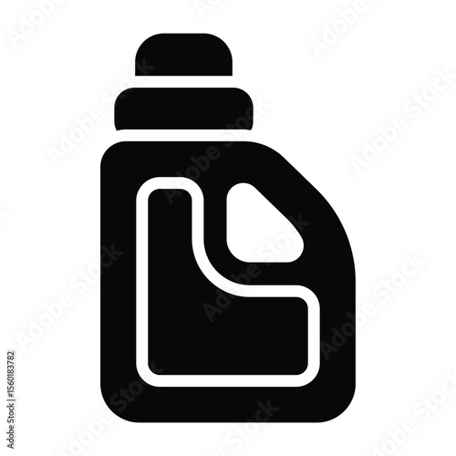 Simple Detergent glyph icon. The icon can be used for websites, print templates, presentation templates, illustrations, etc	

