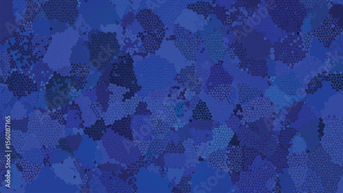 Black dark navy blue silver abstract pattern background. Geometric shape. Line triangle angle fold polygon diamond 3D. Color gradient ombre. Rough grain noise. Light shadow. Matte shimmer. Minimum.