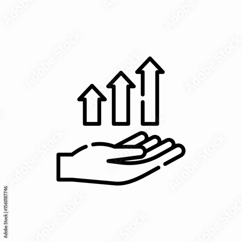 statistics care icon sign vector