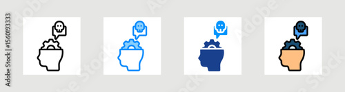 Social Engineering Icon Collection Set Multiple Style
