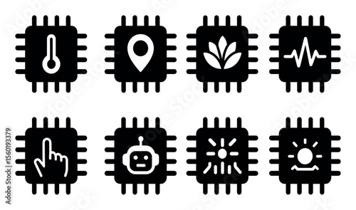Technology, internet filled icon set. gadgets, digital interface icons filled collection