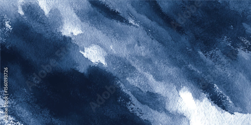 Abstract   concrete wall texture for backgrounds and text design. rough texture created with dabbed on grey and black watercolor	