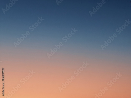 Serene Sunset Sky Gradient Colors of Dusk