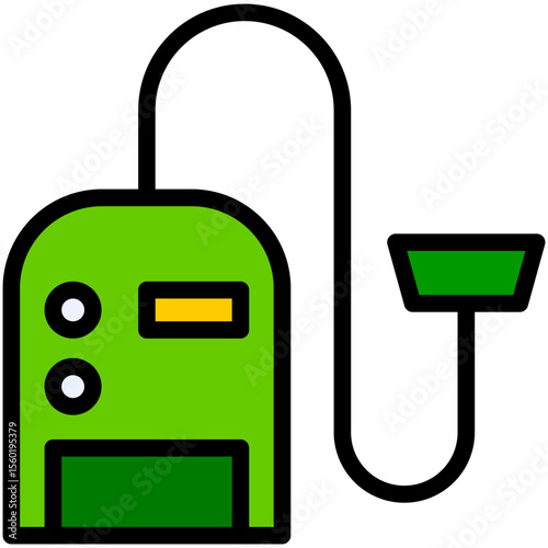 vacuum cleaner filled line icon