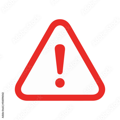 Warning Triangle with Exclamation Mark Icon. symbol indicates caution, alert, error, or important notice. It is widely used for safety warnings, system alerts, and general attention-grabbing purposes.