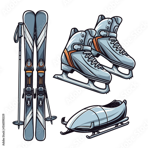 Winter Sports Equipment Collection