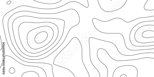 White wave paper curved reliefs abstract background, Topography map background. Vector geographic contour map. Abstract topographic contours map background