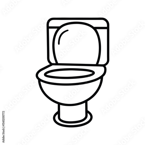toilet bowl isolated