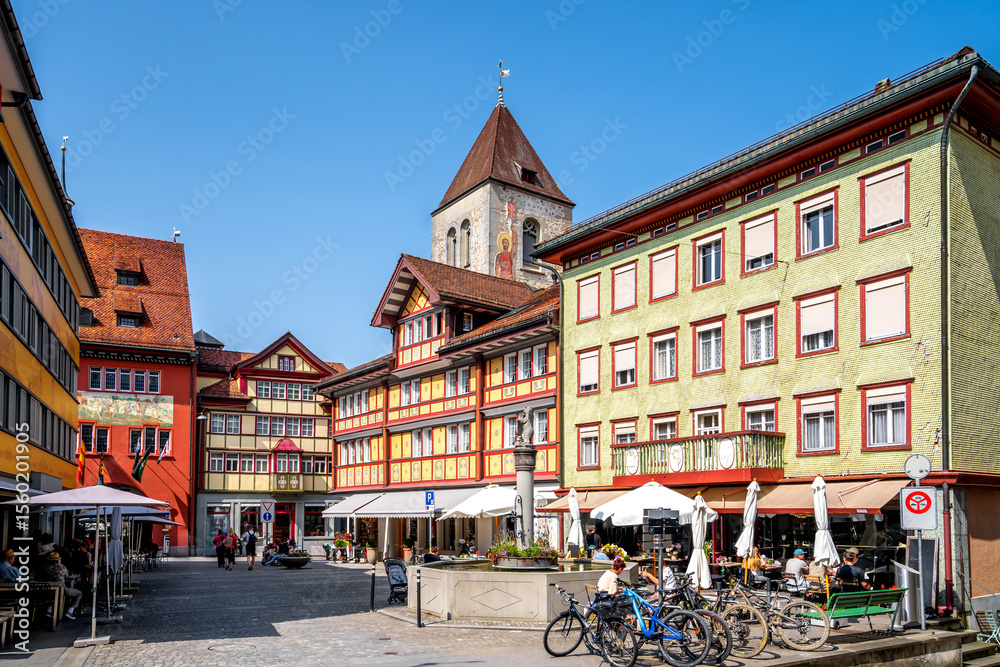 Fototapeta premium Altstadt, Appenzell, Schweiz