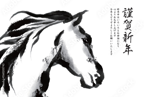 午年, 年賀状, うま, 2026年, 年賀はがき, 干支, テンプレート, はがき, お正月, 正月, 馬年, 和風, 和柄, 爬虫類, 挿絵, 謹賀新年, 1月, 元旦, 元日, 新年, 冬, 新春, イラスト, ベクター, ペイント, 動物, 模様,日本