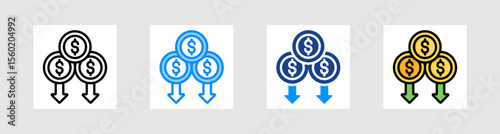 Losses Icon Collection Set Multiple Style
