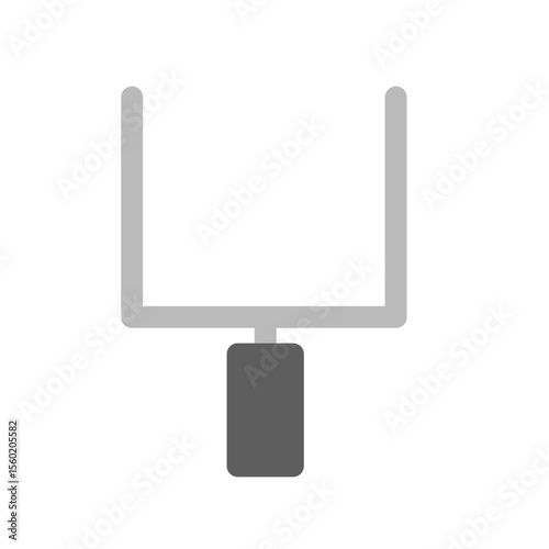 rugby ring flat icon