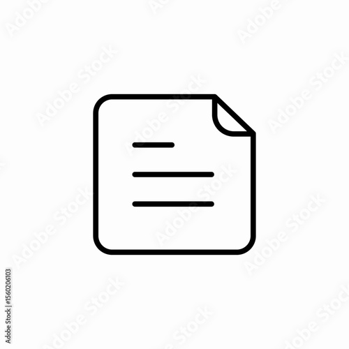 document file icon sign vector